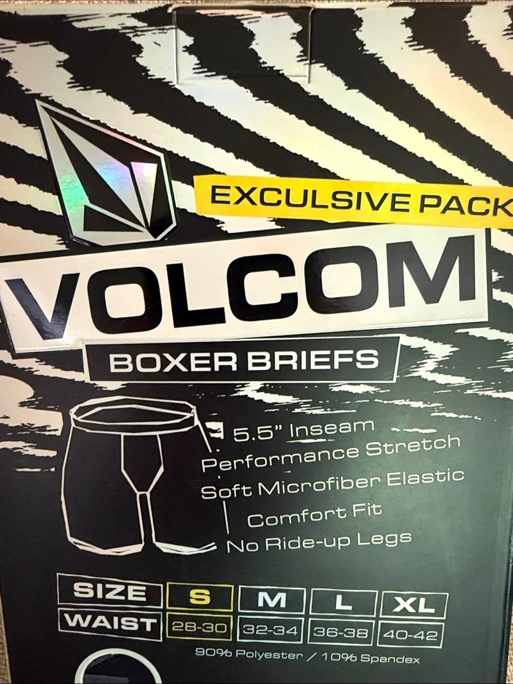 NIB Volcom 4-Pack Boxer Briefs + 3 Brand New - 7 TOTAL